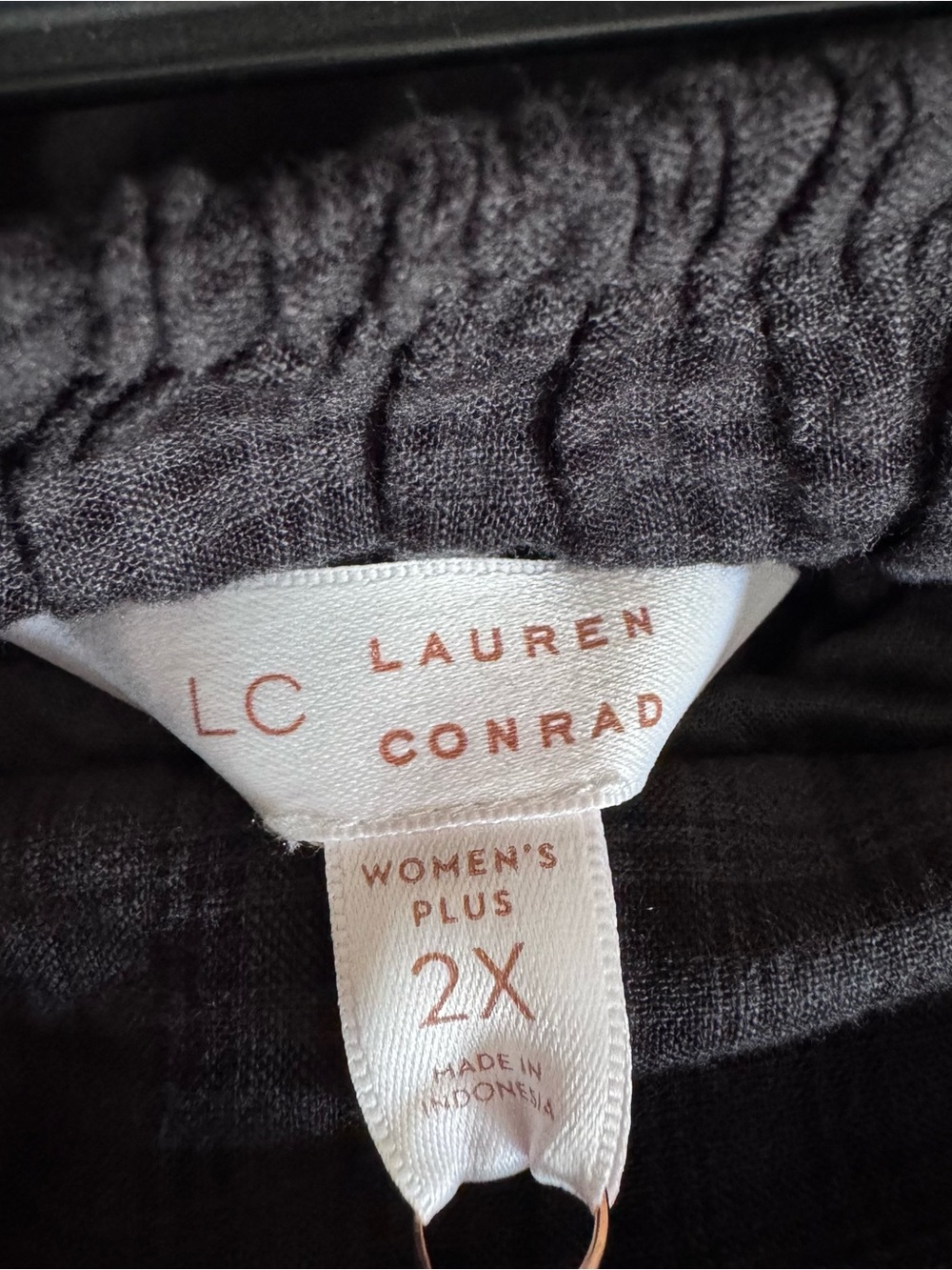 LC Lauren Conrad Black Tiered A-Line Midi Skirt - Picture 3 of 4